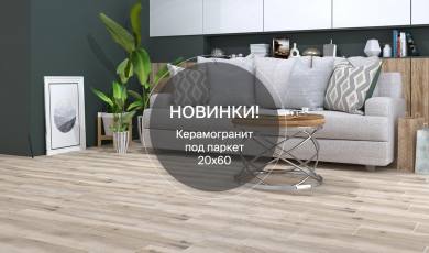 Новинки! Керамогранит под паркет 20x60